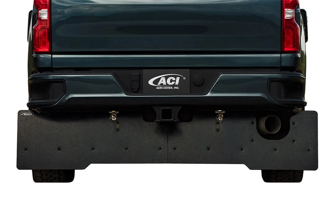 H5010159 – ACCESS Mud Flap, Direct-Fit Single Flat With Logo Black Rubber Bolt On Mounting Bracket With Anti-Sail Bra...